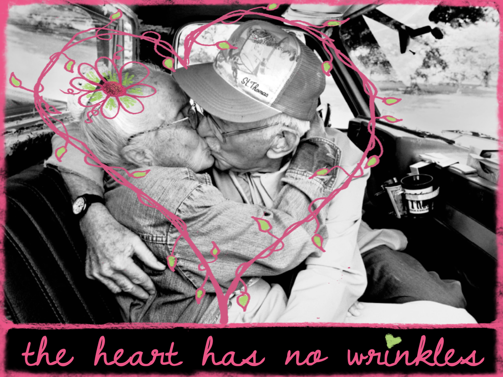 The heart has no wrinkles